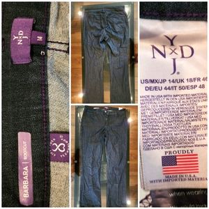 NYDJ Women's, Barbara Boot Cut Denim Jeans, Size 14